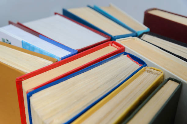 istock Books of different thickness and color 930929750