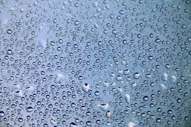 pingos de chuva no vidro da janela, dia chuvoso - cold rain parasol gray - fotografias e filmes do acervo