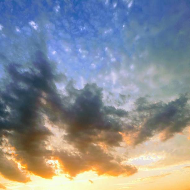 istock Beautiful blue sky with clouds background.Sky clouds.Sky with clouds weather nature cloud blue.Blue sky with clouds and sun. 930936934