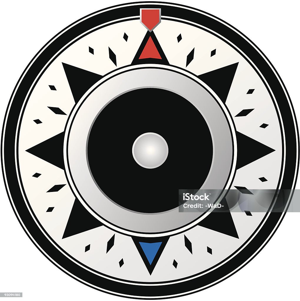 compass - clipart vectoriel de Boussole libre de droits