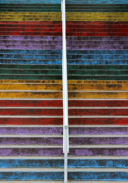 istock Colorful Painted Stairs 930944564