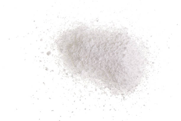 istock Washing powder isolated on white background. Top view. Flat lay 930947382