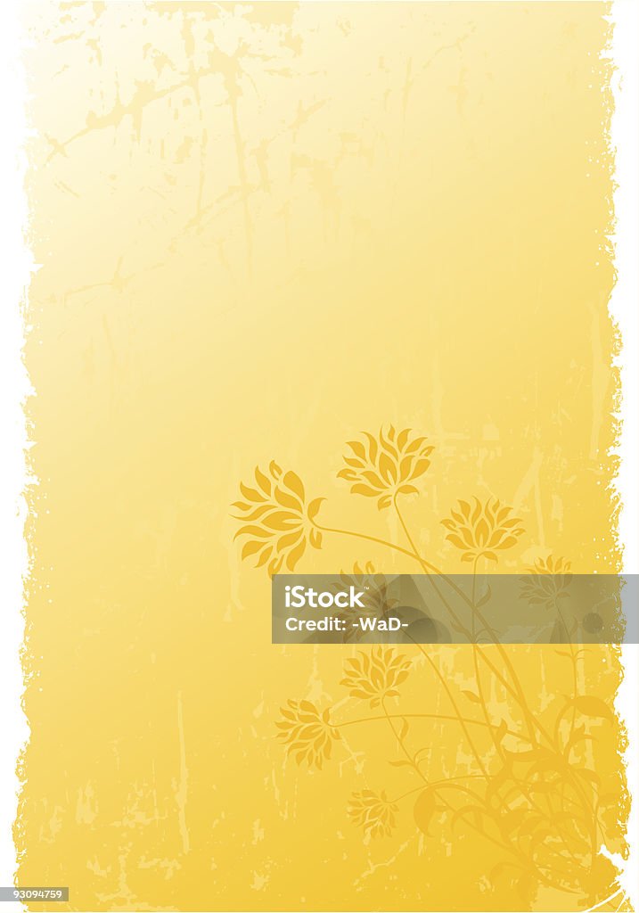 Abstrait fond Grunge Floral - clipart vectoriel de Abstrait libre de droits