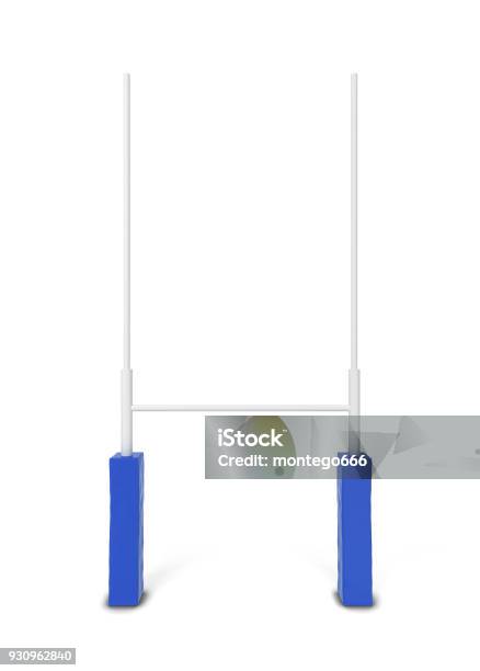 Rugby Posts Stock Photo - Download Image Now - Rugby - Sport, Post - Structure, Goal Post