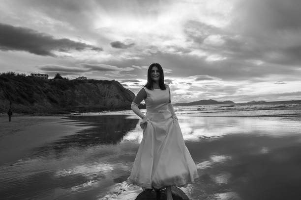 istock Young woman in wedding dress 930977706