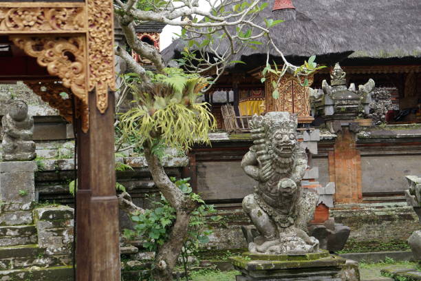 istock Balinese statue in a temple in Bali Indonesia 930979744