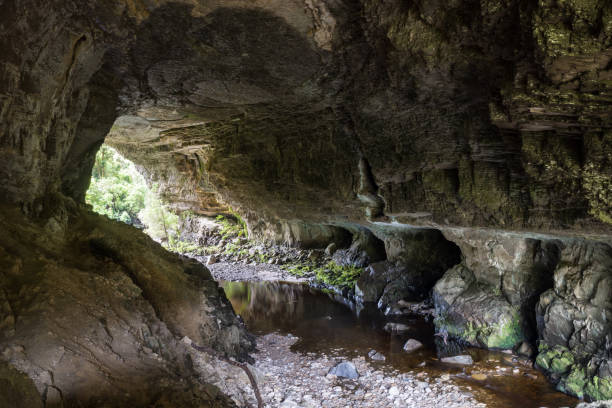 istock Moria Gate Arch Panorama, New Zealand 930985974