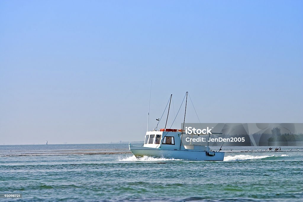 Fischerboot - Lizenzfrei Kielwasser Stock-Foto