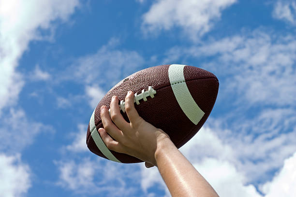 istock Football against Sky 93098725