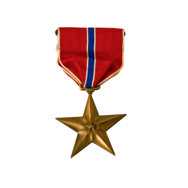 armia amerykańska bronze star - medal bronze medal military star shape zdjęcia i obrazy z banku zdjęć