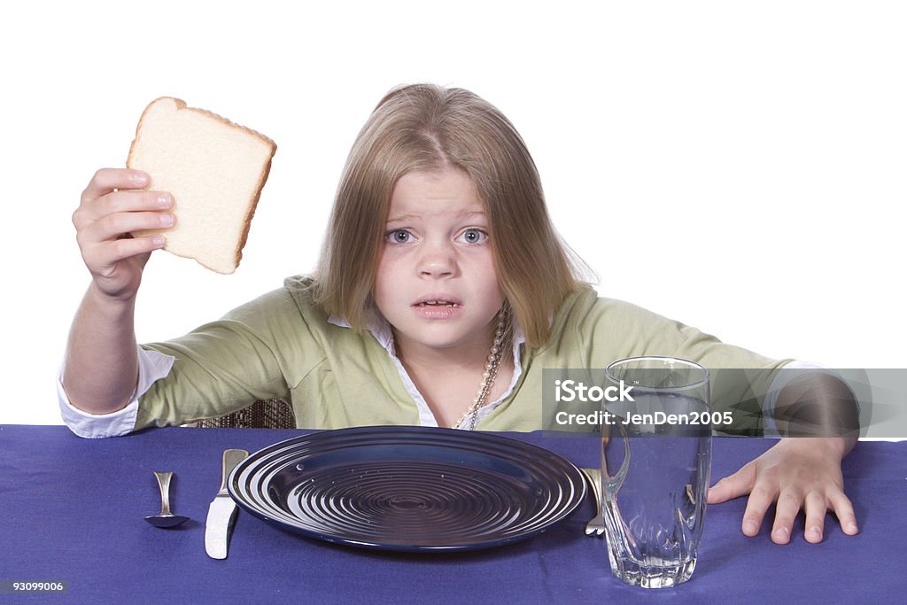 Хлеб и воды ужин - Стоковые фото Банкротство роялти-фри