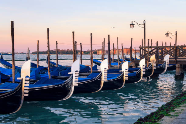 istock Gondolas on Grand Canal in Venice 931003636