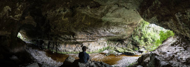 istock Moria Gate Arch Panorama, New Zealand 931009244