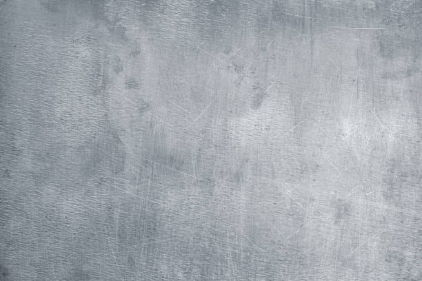 istock Light gray metal texture, element of iron plate background 931012502