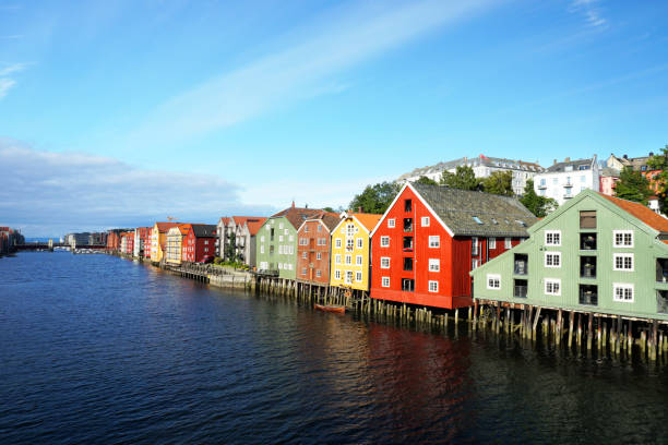 istock Colored houses in Trondheim 931015612