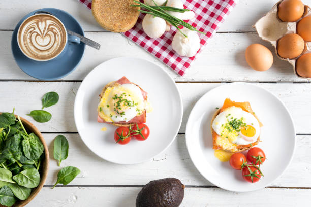 istock breakfast brunch eggs morning coffee cappuccino 931019300
