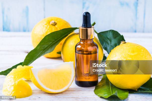 Bergamot Citrus Essential Oil Aromatherapy Oil Natural Organic Cosmetic Stock Photo - Download Image Now