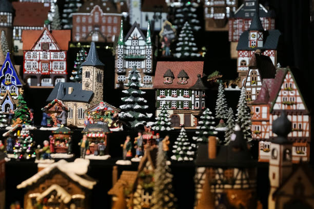 istock House Shaped Candle Holders in Christmas Market, Berlin, Germany 931051464