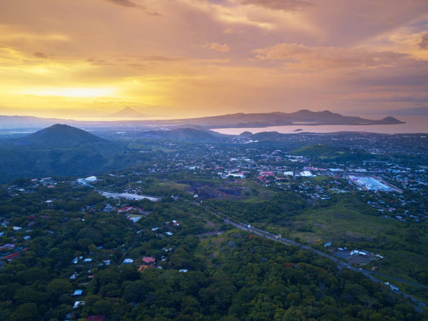 istock Sunset sky over Managua city 931051734