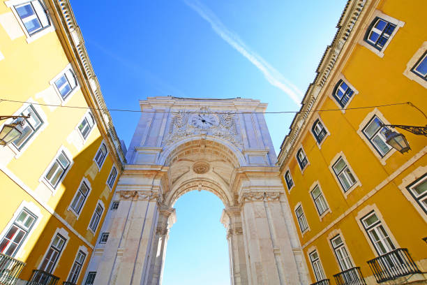 istock Rue Augusta Arch in Lisbon. 931059002