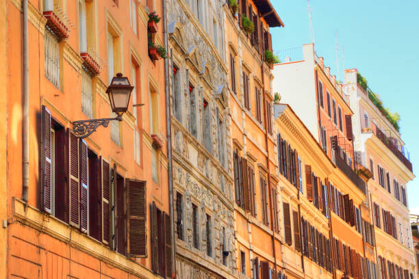istock Rome streets in historic part of town 931069072
