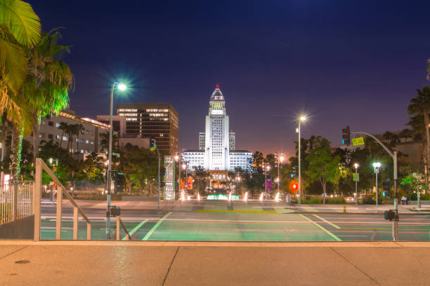 istock Panorama image of Downtown Los Angeles 931069828