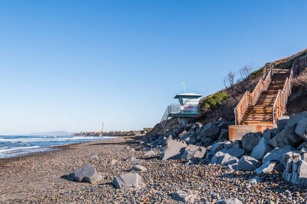 istock South Carlsbad State Beach with Lifeguard Tower and Staircase 931072994