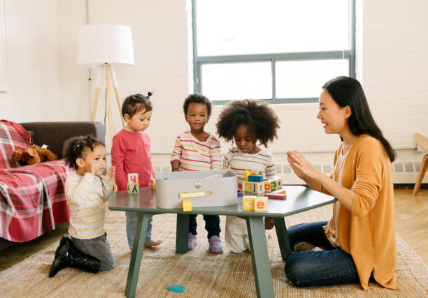 istock Daycare and dancing time for toddlers 931078484
