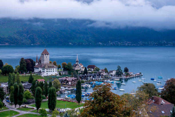 istock Spiez town of Switzerland 931079042