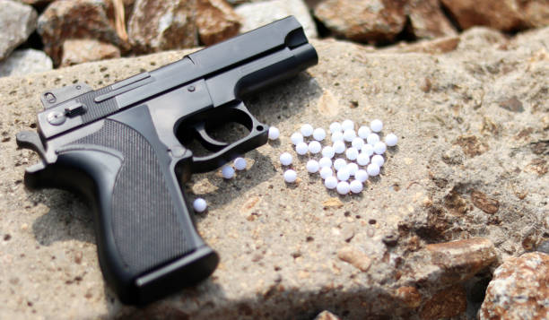 istock Close-up image of the BB gun. 931086638