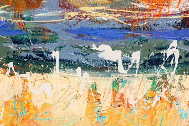 istock Abstract Acrylic Painting Textured Background 931100134