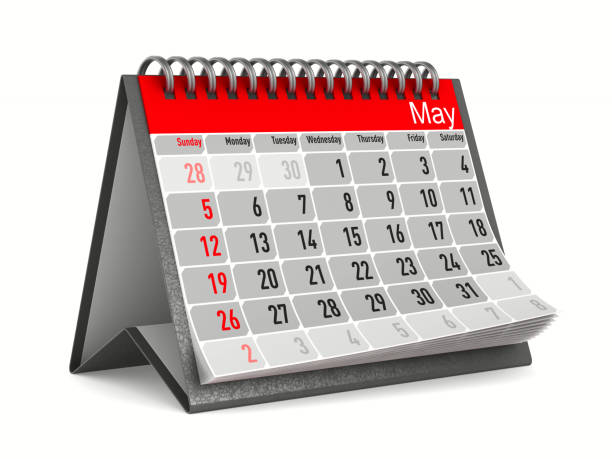 istock Calendar for May. Isolated 3D illustration 931105414