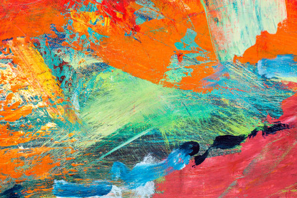 istock Abstract Acrylic Painting Textured Background 931105934