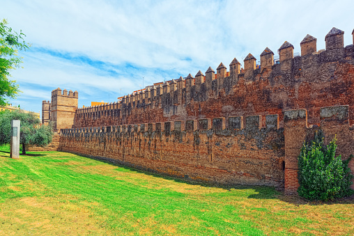 Wall of Seville (Muralla almohade de Sevilla) are a series of defensive walls surrounding the Old Town of Seville. The city has been surrounded by walls since the Roman period.