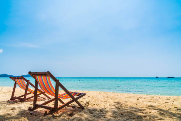 istock Chair on the beach 931109690