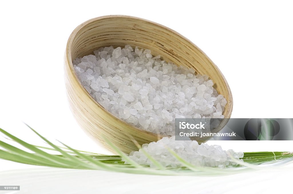 Sales de baño y hoja de palmera - Foto de stock de Armonía - Concepto libre de derechos