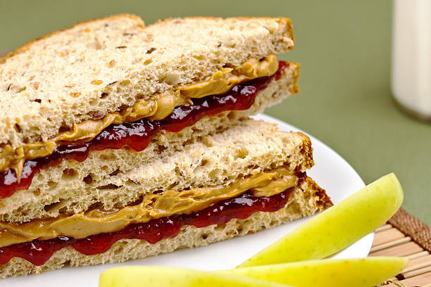 istock Peanutbutter and jelly sandwich 93111287