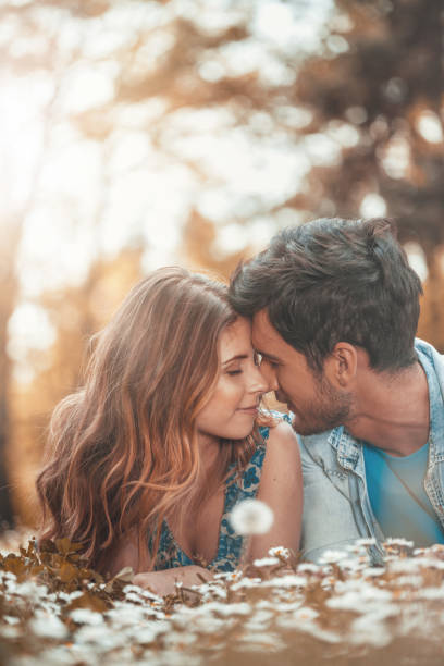 istock Young couple on a meadow 931113670