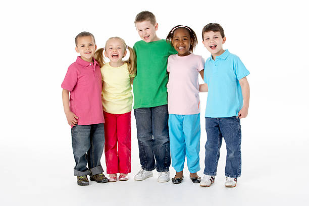 istock Group Of Young Children 93111980