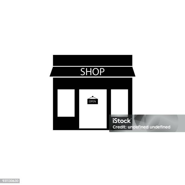 Shop Icon Stock Illustration - Download Image Now - Store, Icon Symbol, Shopping