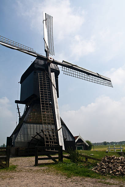 istock Detailed picture of Dutch windmill 93113231