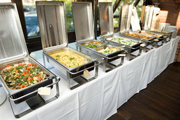 istock Catering food at a wedding party 93113278