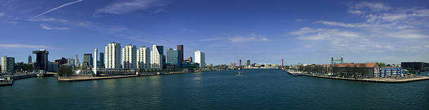 istock Panorama of Rotterdam and Mass River 93113438