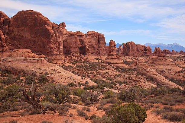istock Giant Red Rocks in Arches National Park 93115126