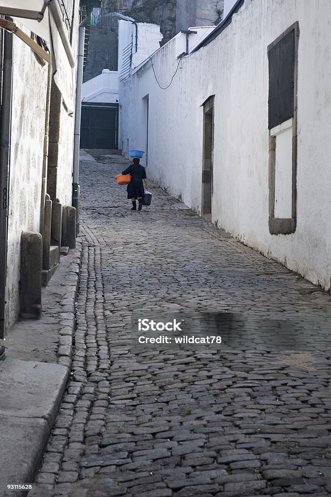 Portuguese street seller  Portugal Stock Photo