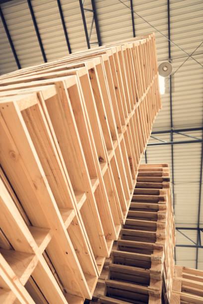 istock Pallets wood Sort by is high in the industry 931179866