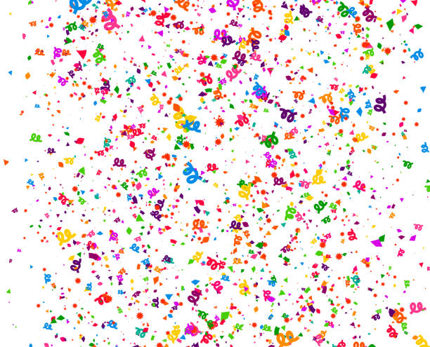 istock Carnaval or Festival Confetti. Colorful pieces. 931184120
