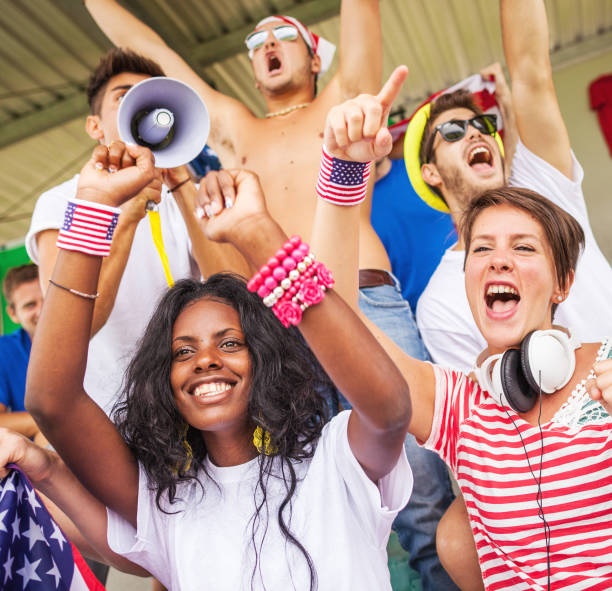istock Fan supporting their national teams 931189124