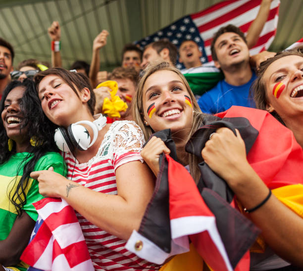 istock Fan supporting their national teams 931189316