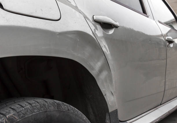 istock Accident on the side of the car 931193148
